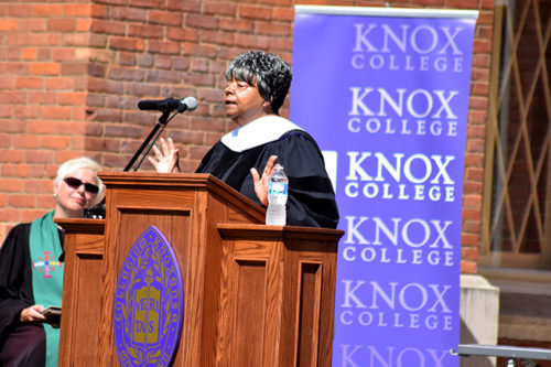 Elizabeth Eckford awarded Honorary Degree at Convocation